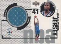 1998 Upper Deck Game Jerseys #GJ1 Glen Rice Basketball Card