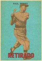 1967 Venezuela Topps #166 Paul Waner Baseball Card