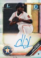 2019 Bowman Chrome Prospects Autographs #CPACJ Cristian Javier Refractor Baseball Card