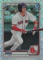 2020 Bowman Chrome Mega Box #BCP144 Jarren Duran Baseball Card