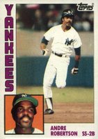 1984 Topps #592 Andre Robertson Baseball Card