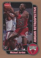2008 Fleer Jordan Retrospective #MJ-4 Michael Jordan Basketball Card