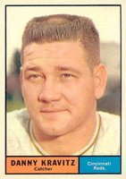 1961 Topps #166 Danny Kravitz Baseball Card