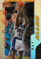 1996 Bowman's Best Picks #BP5 Ray Allen Refractor Basketball Card