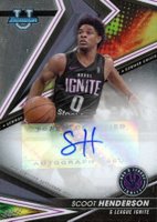 2022 Bowman University Best Best of 2022 Autograph #BOASH Scoot Henderson Basketball Card
