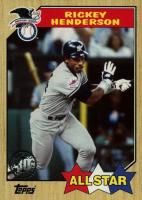 2017 Topps 1987 Topps #87-156 Rickey Henderson Baseball Card