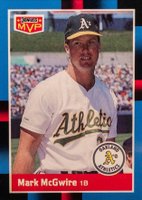 1988 Donruss MVP #BC-23 Mark McGwire Baseball Card