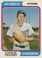 1974 Topps #408 Charlie Hough Baseball Card