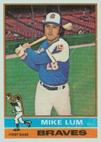 1976 Topps #208 Mike Lum Baseball Card