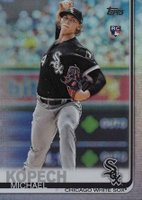 2019 Topps #49 Michael Kopech Vertical-Rainbow Foil Baseball Card