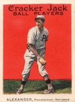 1914 Cracker Jack #37 Grover C. Alexander Baseball Card
