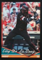 2024 Topps Archives #300 Elly de La Cruz Black Foilboard Baseball Card
