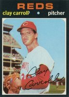 1971 Topps #394 Clay Carroll Baseball Card