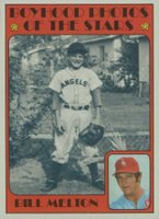 1972 Topps #495 Bill Melton Boyhood Photo Baseball Card