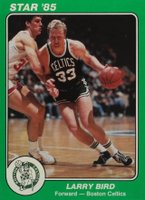 1985 Star Team Supers 5x7 #1 Larry Bird Basketball Card