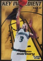 1997 Fleer Key Ingredients #7 Stephon Marbury Gold Basketball Card