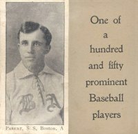 1903 Breisch-Williams (Type 1) !  # Freddy Parent Baseball Card