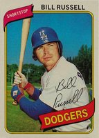 1980 Topps #75 Bill Russell Baseball Card