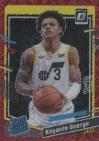 2023 Panini Donruss Optic #223 Keyonte George Red Velocity Basketball Card