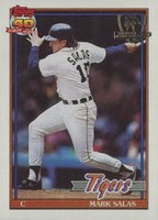 1991 Topps Desert Shield #498 Mark Salas Baseball Card