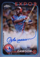 2024 Topps Chrome Chrome Legends Autographs #CLAAD Andre Dawson Baseball Card