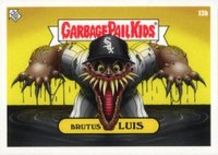 2022 Topps Garbage Pail Kids GPK X MLB Series 2 Alex Pardee #13b Brutus Luis Baseball Card