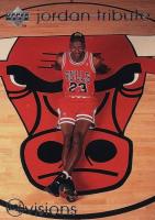 1996 Upper Deck Jordan Tribute #MJ9 Michael Jordan MJ Visions Basketball Card
