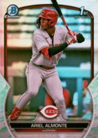 2023 Bowman Chrome Prospects #BCP78 Ariel Almonte Lunar Glow Refractor Baseball Card