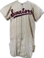 1980 Hall of Fame Player Game Used  # Harmon Killebrew Jersey Baseball Card