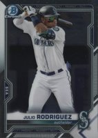 2021 Bowman Chrome Prospects #BCP86 Julio Rodriguez Baseball Card