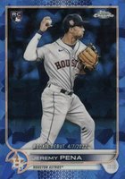 2022 Topps Chrome Update Sapphire Edition #276 Jeremy Pena Baseball Card