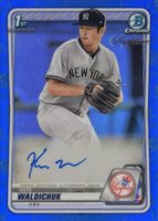 2020 Bowman Chrome Sapphire Edition Autographs #BSPAKW Ken Waldichuk Baseball Card