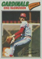 1977 Topps #404 Eric Rasmussen Baseball Card