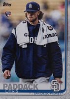 2019 Topps Update  #US263 Chris Paddack Towel on Shoulders Baseball Card