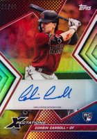 2023 Topps Xpectations Autographs #XACC Corbin Carroll Iridescent Baseball Card