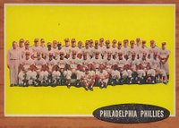 1962 Topps #294 Philadelphia Phillies Team Baseball Card