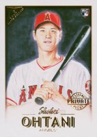 2018 Topps Gallery #116 Shohei Ohtani Private Issue Baseball Card