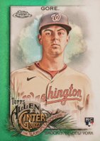 2022 Topps Allen & Ginter Chrome #203 MacKenzie Gore Green Refractor Baseball Card