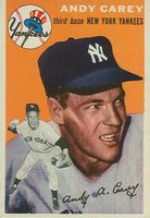 1954 Topps #105 Andy Carey Baseball Card