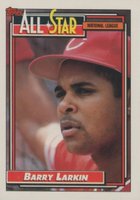 1992 Topps #389 Barry Larkin Baseball Card