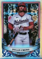 2024 Bowman Sterling Prospects #BSP11 Dylan Crews Refractor Baseball Card