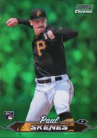 2024 Topps Stadium Club #237 Paul Skenes Chrome-Green Refractor Baseball Card