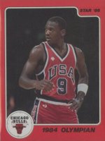 1986 Star Michael Jordan #3 1984 Olympian Basketball Card