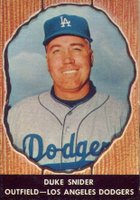 1958 Hires Root Beer #61 Duke Snider No Tab Baseball Card