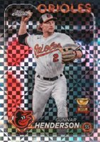 2024 Topps Chrome #36 Gunnar Henderson X-Fractor Baseball Card
