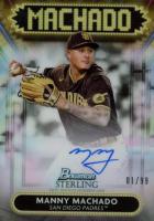 2022 Bowman Sterling Sterling Signage Autographs #SSAMM Manny Machado Baseball Card