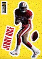 1996 Collector's Choice Stick-Ums #S11 Jerry Rice Football Card