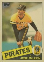 1985 Topps Tiffany #385 Jose DeLeon Baseball Card