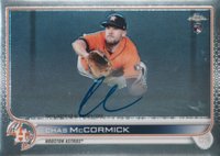 2022 Topps Chrome Rookie Autographs #RACM Chas Mccormick Baseball Card