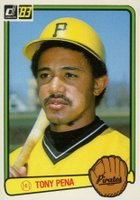 1983 Donruss #59 Tony Pena Baseball Card